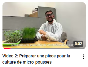 Microgreens introduction course — French version