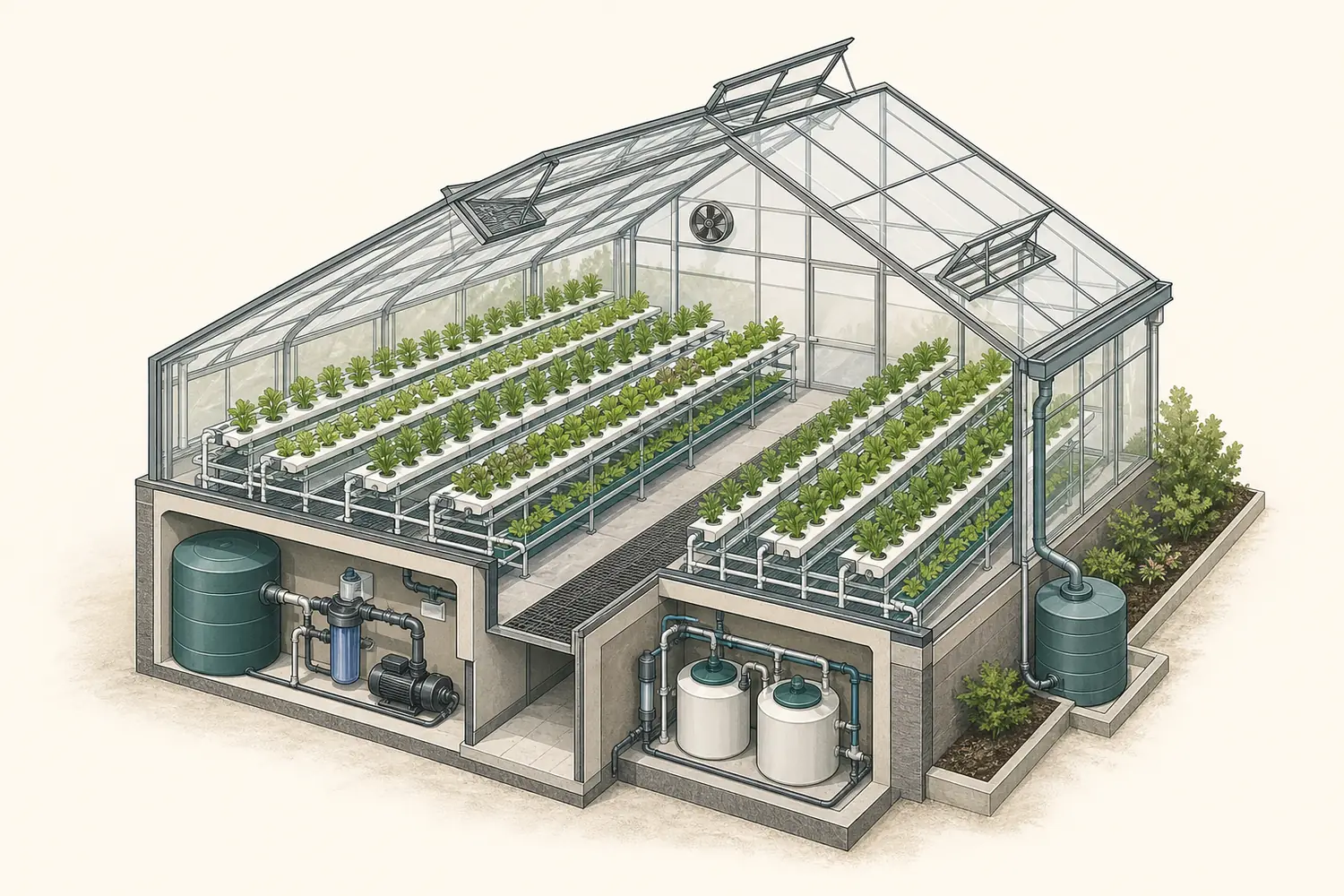 Hydroponic Greenhouse Development or Retrofit